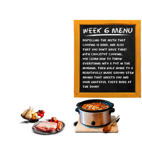Cooking For Health Week 6: Crockpot Cooking
