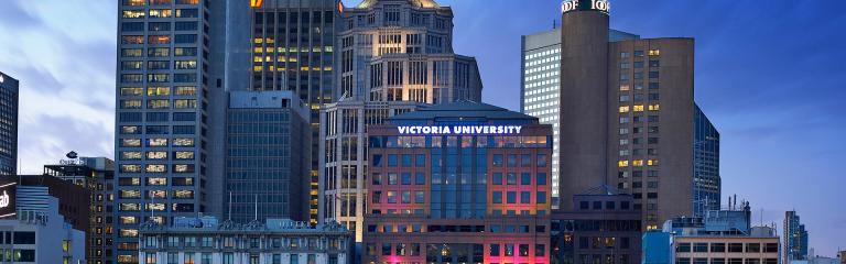 Victoria University of New Zealand skyline