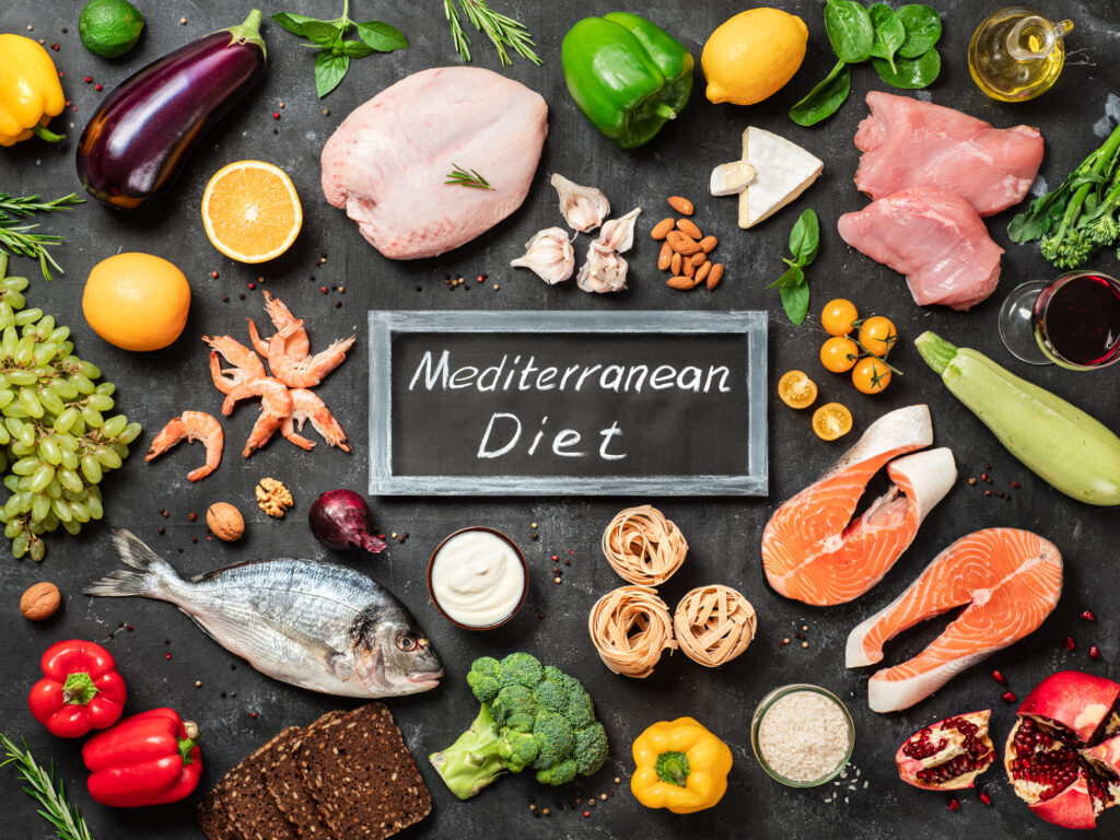 Foods associated with the Mediterranean Dietary approach
