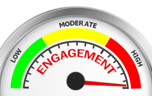 A meter for engagement pegged on high
